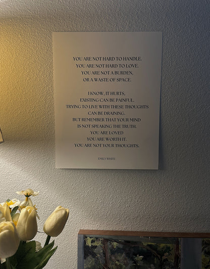 You Deserve More Print